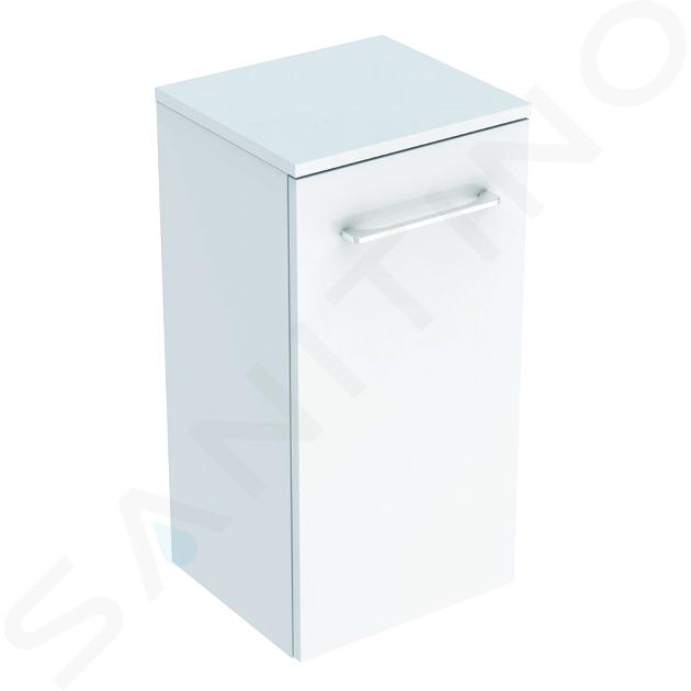 Geberit Selnova Square - Armadietto laterale superiore 65x33x30 cm, 1 anta, bianco lucido 501.272.00.1