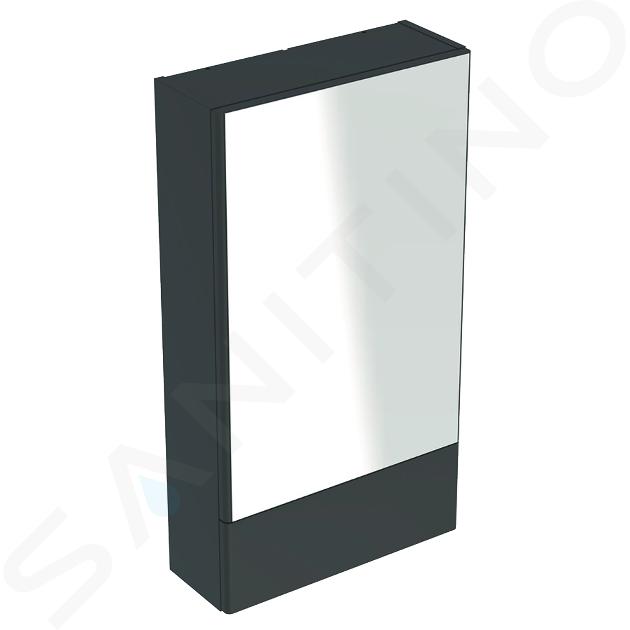Geberit Selnova Square - Dulap cu oglindă 850x470x176 mm, 2 uși, lava mat 501.413.JK.1