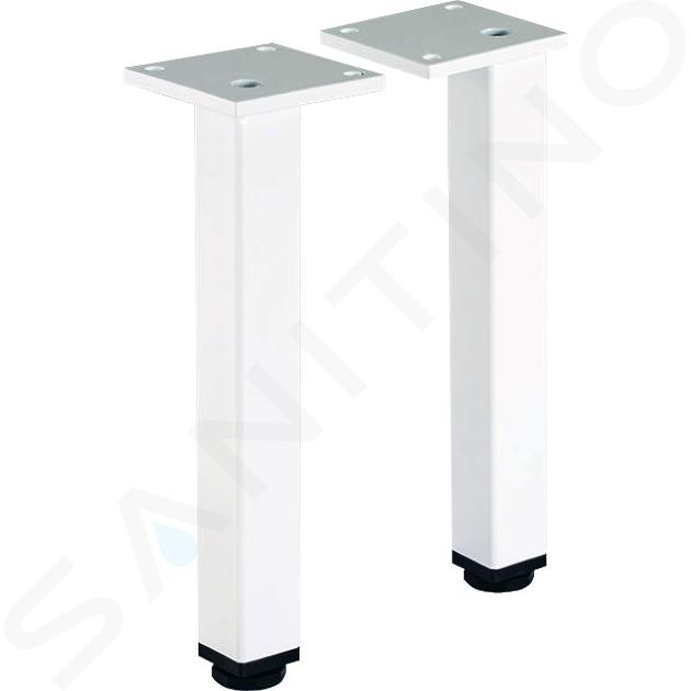 Geberit Selnova Square - Piedini di supporto per mobile, 2 pz, bianco 501.423.01.1