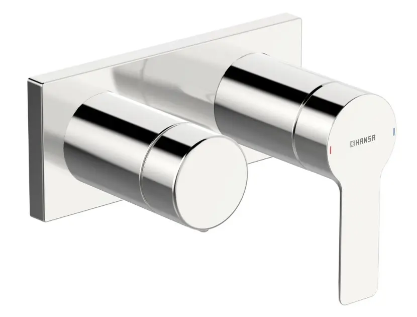 Levně Hansa Ligna - Baterie pod omítku pro 2 spotřebiče, chrom 44559583
