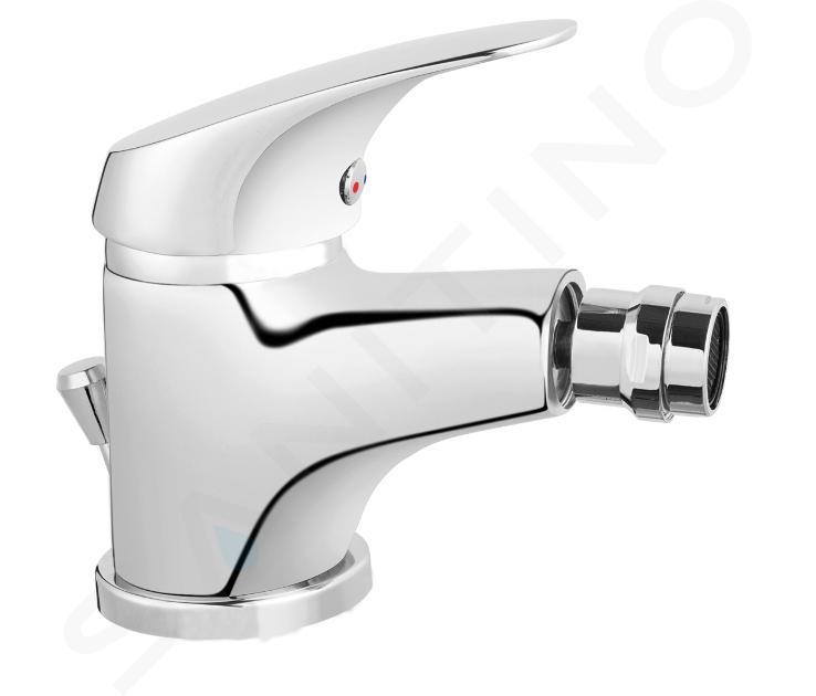 Novaservis Ferro One - Robinetterie de bidet avec vidage, chrome BFO6