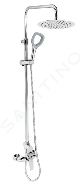 Novaservis Metalia Eco+ - Colonne de douche 250 ECO+ avec robinetterie, chrome SETECO/57,0