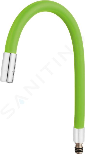 Novaservis Accessoires - Tuyau pour mélangeur d'évier, vert/chrome RAM70710,0Z