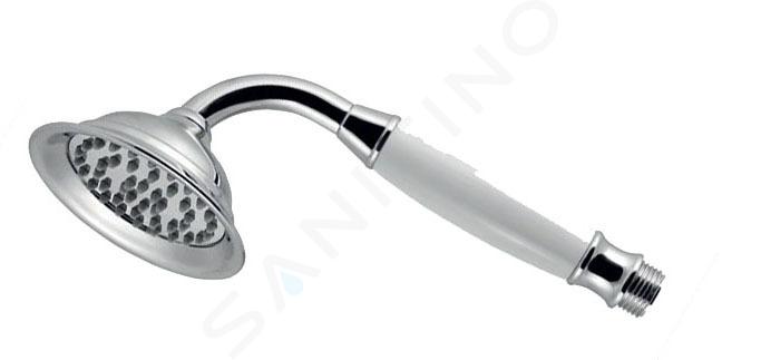 Novaservis Douchettes à main - Pommeau de douche Retro, blanc/chrome S160