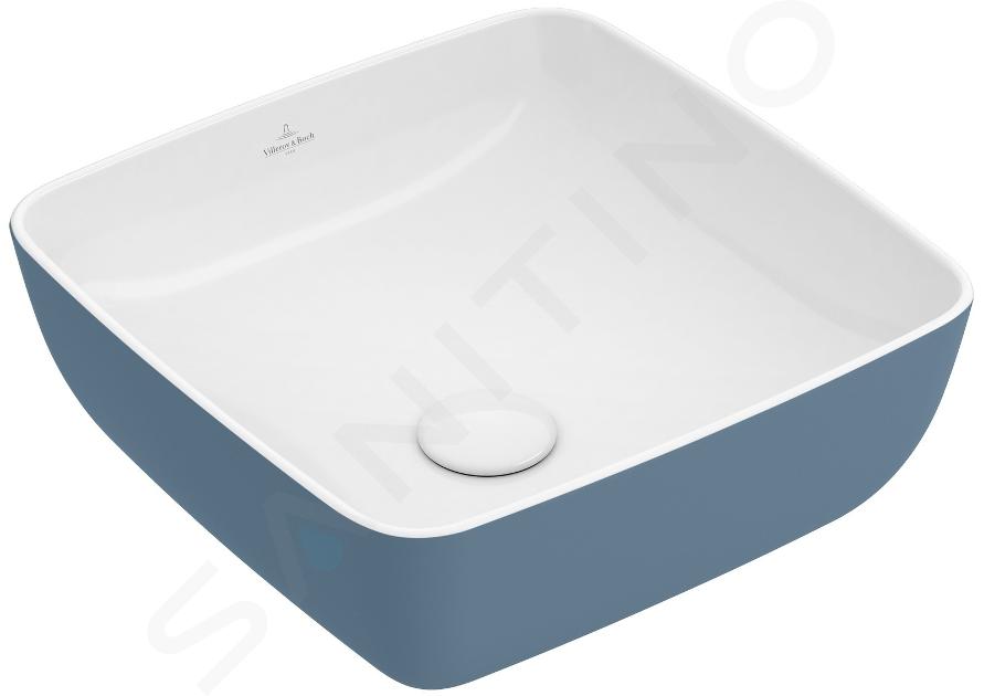 Villeroy & Boch Artis - Aufsatzwaschbecken, 410x410 mm, Ocean 417841BCW2