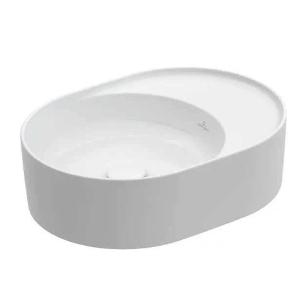 Villeroy & Boch Collaro - Waskom op blad, 51x38 cm, zonder