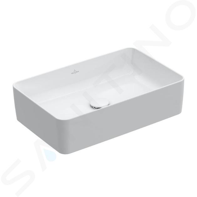 Villeroy & Boch Collaro - Aufsatzwaschbecken, 560x360 mm, Alpinweiß 4A205601