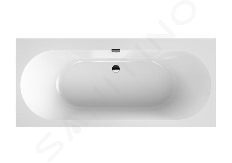 Villeroy & Boch Oberon 2.0 - Baignoire 1700x750x470 mm, Quaryl, blanc UBQ170OBR2DV-01