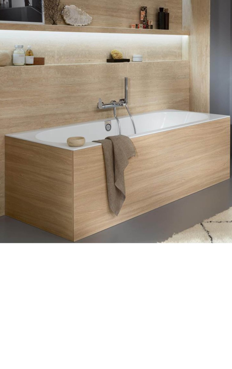 Villeroy & Boch Oberon 2.0 - Vasca da bagno 1800x800x470 mm, Quaryl, bianco UBQ180OBR2DV-01