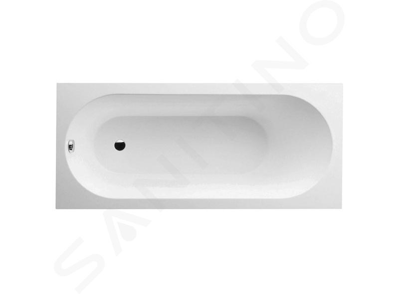 Villeroy & Boch Oberon - Baignoire Solo 1800x800x470 mm, Quaryl, blanc UBQ180OBE2V-01