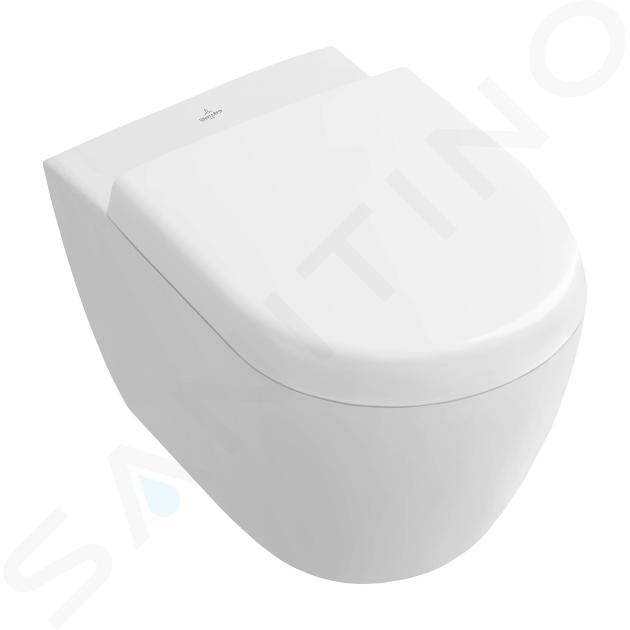 Villeroy & Boch Subway 2.0 - Závesné kompaktné WC, DirectFlush, alpská biela 5606R001