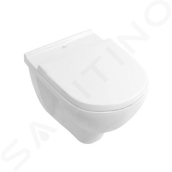 Villeroy & Boch O.novo - Toaletă suspendată cu capac SoftClose, DirectFlush, alb alpin 5660HR01