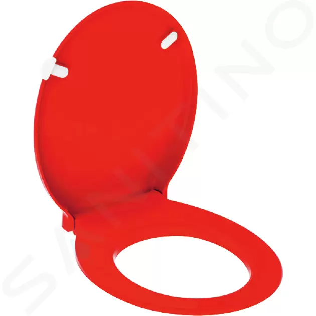 abattant wc rouge