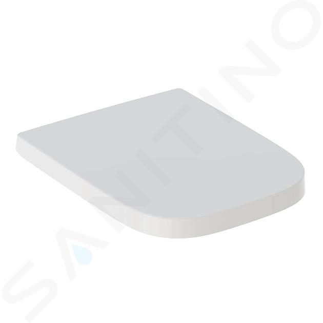 Geberit Selnova Square - abattant de WC, duroplast, Softclose, blanc 501.556.01.1