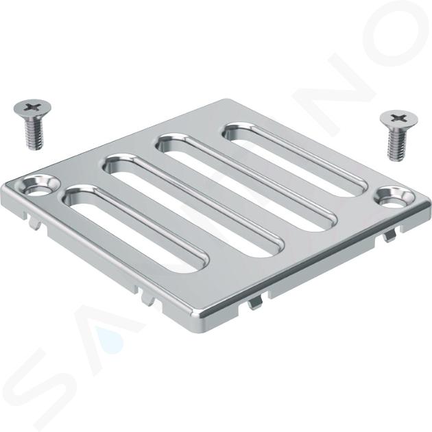 Geberit Accessori - Griglia in acciaio inox per scarichi a pavimento, avvitabile 154.310.00.1