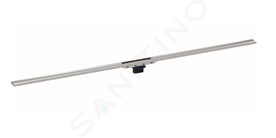 Geberit CleanLine - Rigolă de duș din oțel inoxidabil 80, 300-900 mm, lustruit/inox periat 154.440.KS.1