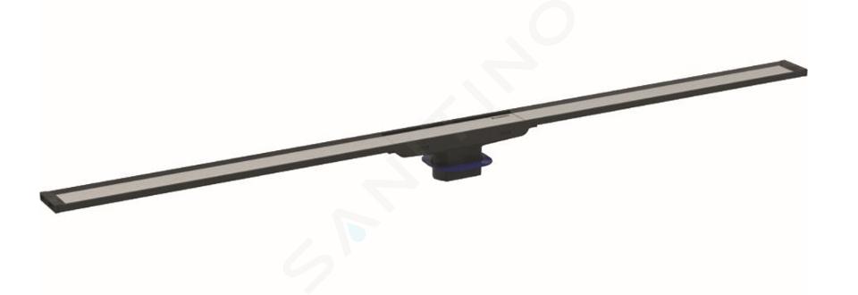 Geberit CleanLine - Canalina doccia in acciaio inox 20, 300-1600 mm, acciaio inox spazzolato/lucido 154.453.KS.1