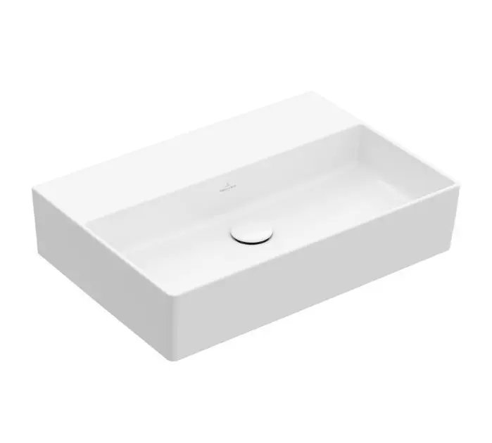 Levně Villeroy & Boch Memento 2.0 - Umyvadlo 60x42 cm, bez přepadu, bez otvoru pro baterii, CeramicPlus, alpská bílá 4A2263R1