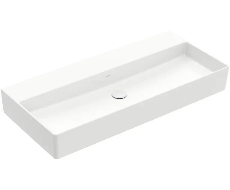 Levně Villeroy & Boch Memento 2.0 - Umyvadlo 100x47 cm, bez přepadu, bez otvoru pro baterii, alpská bílá 4A221F01