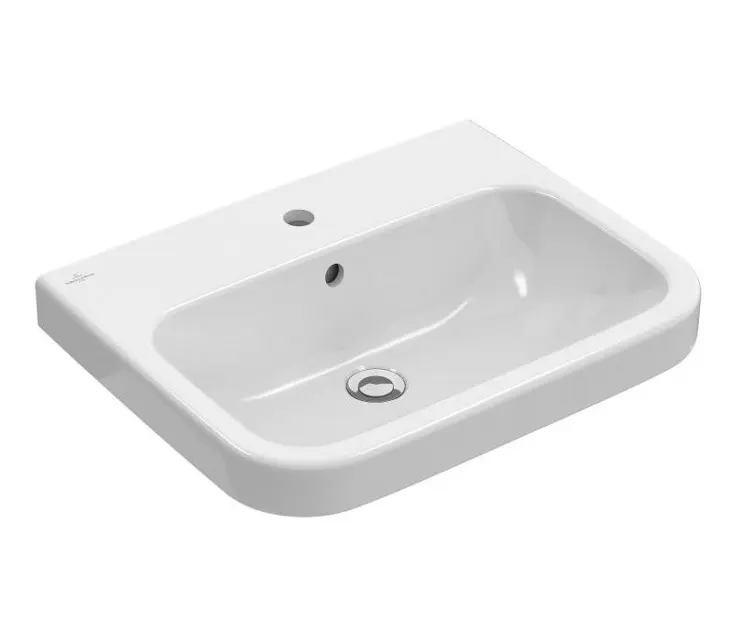 Levně Villeroy & Boch Architectura - Umyvadlo nábytkové 55x47 cm, s přepadem, otvor pro baterii, alpská bílá 41885G01