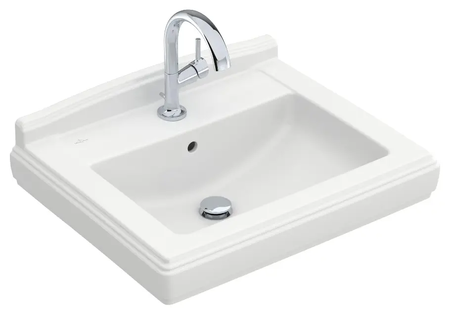 Villeroy & Boch Hommage - Möbelwaschtisch 650x530 mm, mit Überlauf 
