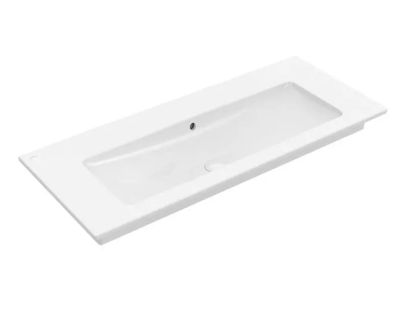 Levně Villeroy & Boch Venticello - Umyvadlo nábytkové 80x50 cm, s přepadem, bez otvoru pro baterii, alpská bílá 41048J01