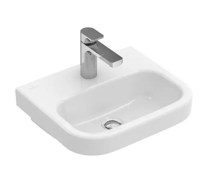 Villeroy & Boch Architectura - Umývátko 45x38 cm, bez přepadu, 1 otvor pro baterii, CeramicPlus, alpská bílá 437346R1