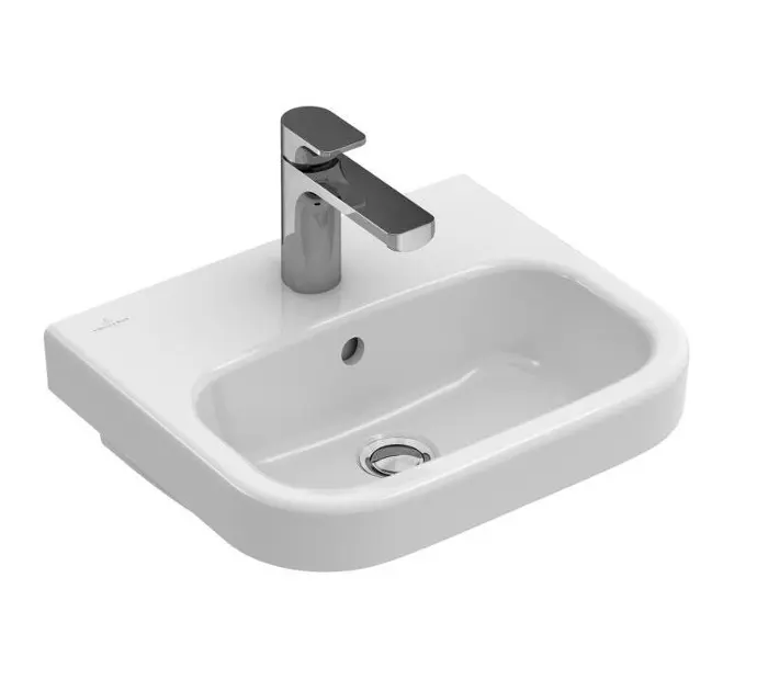 Villeroy & Boch Architectura - Umývadielko 500x380 mm, s prepadom, 1 otvor na batériu, alpská biela 43735001