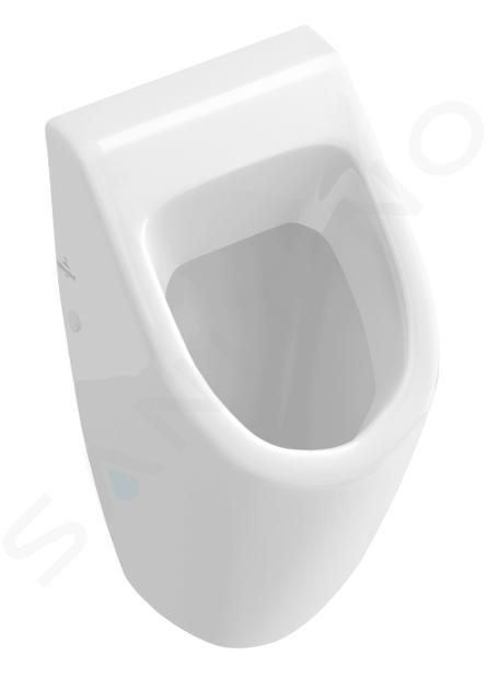 Villeroy & Boch Subway - Urinoir à action siphonique, alimentation dissimulée, CeramicPlus, Stone White 751300RW