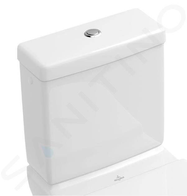 Villeroy & Boch Subway - Cisterna de inodoro completo, entrada posterior/lateral, blanco alpino 77231101