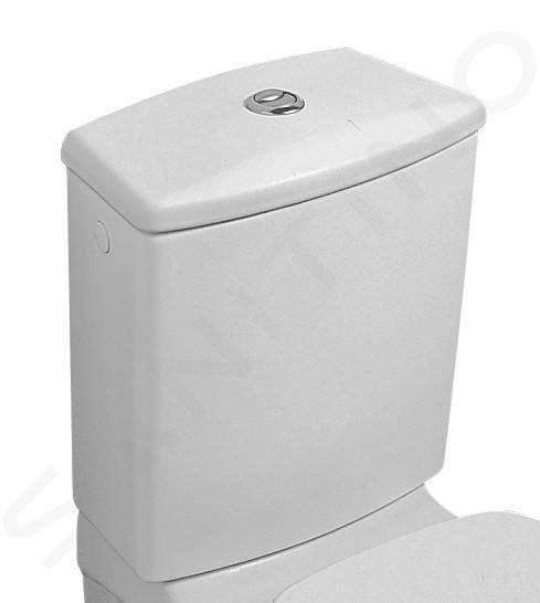 Villeroy & Boch O.novo - Cisterna de inodoro completo, entrada posterior/lateral, blanco alpino 7796G101