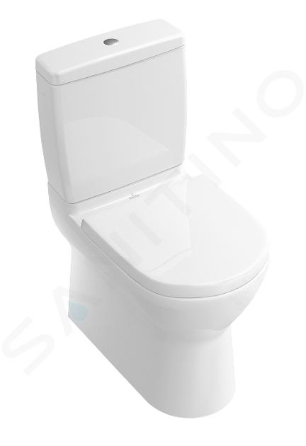 Villeroy & Boch O.novo - WC kombi mísa, Vario odpad, CeramicPlus, alpská bílá 565810R1