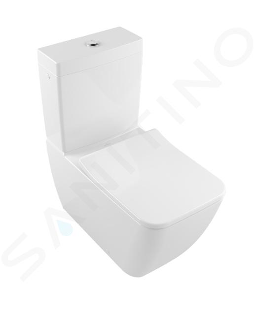 Villeroy & Boch Venticello - Stand Tiefspül WC für Kombination, Vario Abgang, CeramicPlus, Alpinweiß 4612R001