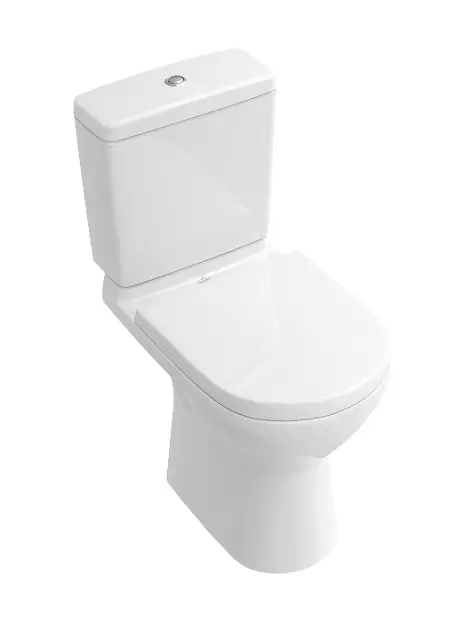 Levně Villeroy & Boch O.novo - WC kombi mísa, zadní odpad, DirectFlush, CeramicPlus, alpská bílá 5661R0R1