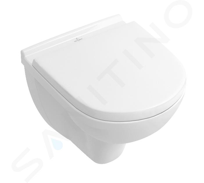 Villeroy & Boch O.novo - Závesné WC Compact, alpská biela 56881001