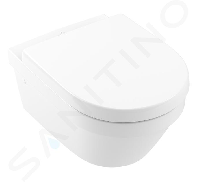 Villeroy & Boch Architectura - WC suspendu avec abattant SoftClosing, DirectFlush, blanc alpin 4694HR01