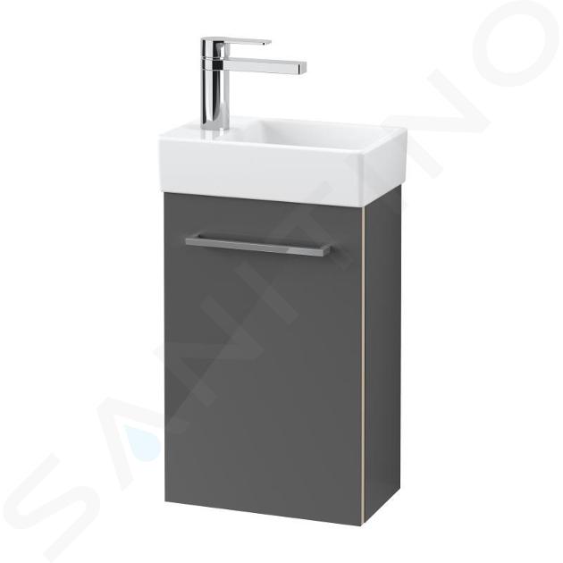 Villeroy & Boch Avento - Dulap pentru lavoar, 340x514x202 mm, 1 ușă, Crystal Grey A87600B1