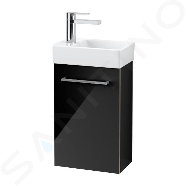 Villeroy & Boch Avento - Dulap pentru lavoar, 340x514x202 mm, 1 ușă, Crystal Black A87600B3