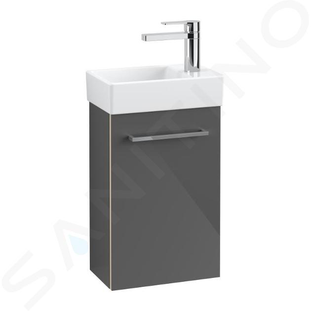 Villeroy & Boch Avento - Mueble de lavabo, 340x514x202 mm, 1 puerta, Crystal Grey A87601B1