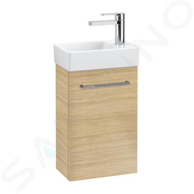 Villeroy & Boch Avento - Meuble-vasque, 34x51x20 cm, 1 porte, Nordic Oak A87601VJ