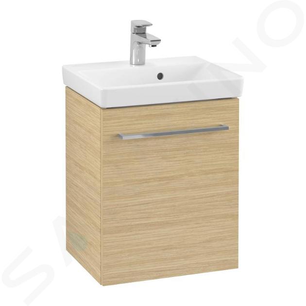 Villeroy & Boch Avento - Mobile da lavabo, 43x51x35 cm, anta singola, Nordic Oak A88700VJ