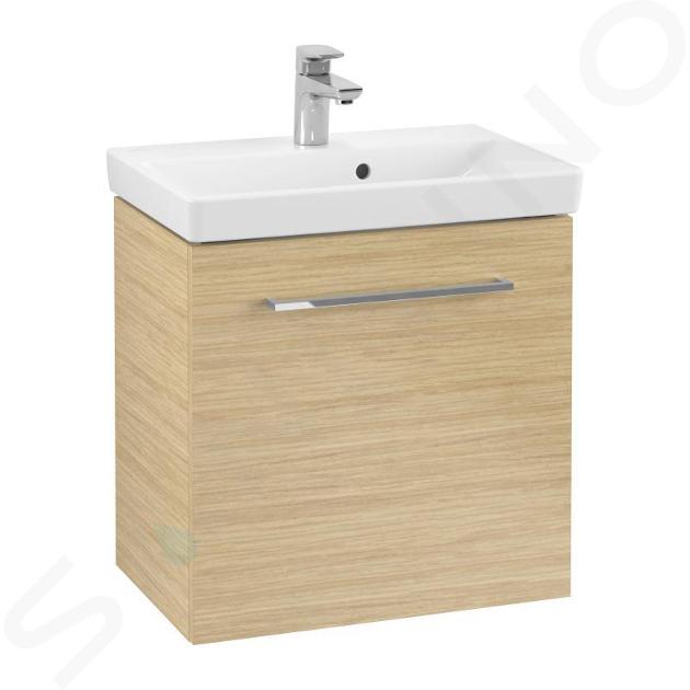 Villeroy & Boch Avento - Mueble de lavabo, 53x51x35 cm, 1 puerta, Nordic Oak A88800VJ