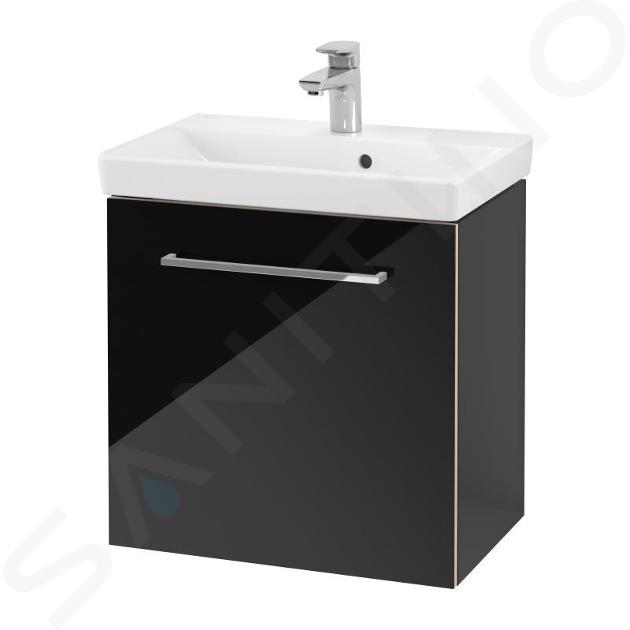 Villeroy & Boch Avento - Waschtischunterschrank, 530x514x352mm, 1 Tür, Crystal Black A88801B3