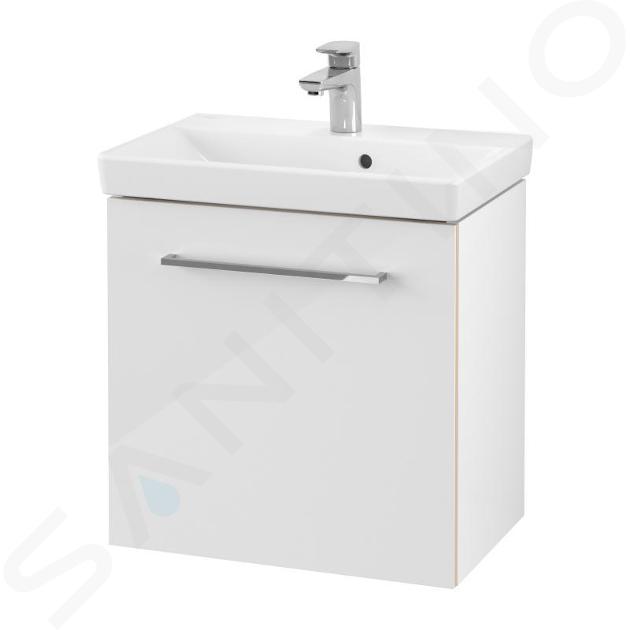 Villeroy & Boch Avento - Mueble de lavabo, 530x514x352 mm, 1 puerta, Crystal White A88801B4