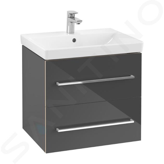 Villeroy & Boch Avento - Waschtischunterschrank, 580x514x452 mm , 1 Auszug,  Crystal Grey A88900B1