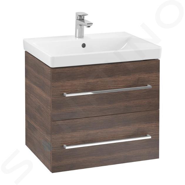 Villeroy & Boch Avento - Mueble de lavabo, 58x51x45 cm, 2 cajones, Arizona Oak A88900VH