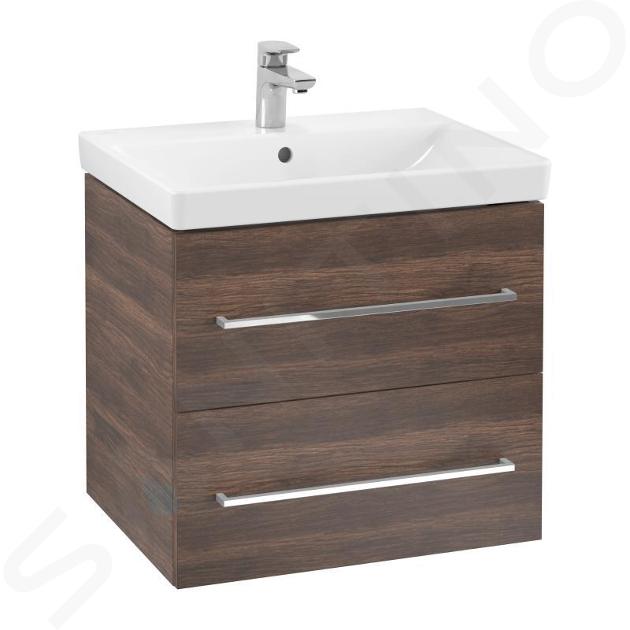 Villeroy & Boch Avento - Umývadlová skrinka, 580x514x452 mm, 2 zásuvky, Arizona Oak A88900VH