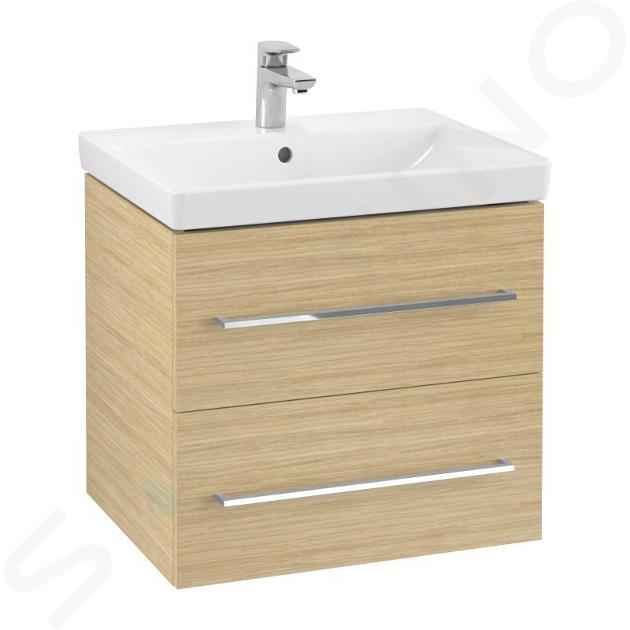 Villeroy & Boch Avento - Umývadlová skrinka, 580x514x452 mm, 2 zásuvky, Nordic Oak A88900VJ