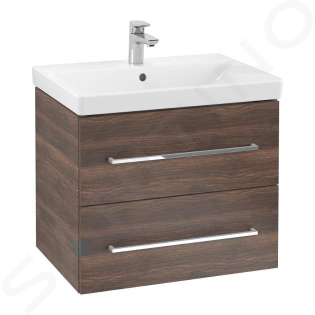 Villeroy & Boch Avento - Meuble-vasque, 630x514x452 mm, 2 tiroirs, Arizona Oak A89000VH