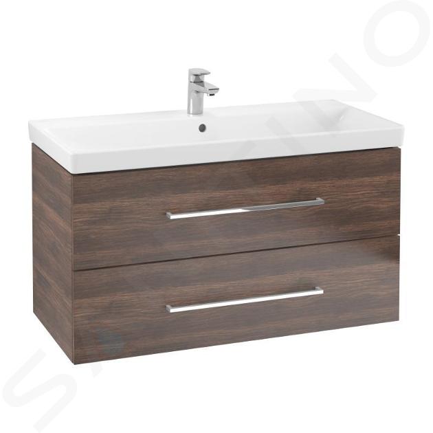 Villeroy & Boch Avento - Mueble de lavabo, 980x514x452 mm, 2 cajones, Arizona Oak A89200VH